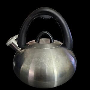 Calphalon Stainless Steel Whistling Tea Kettle 2 Qt Stove Top